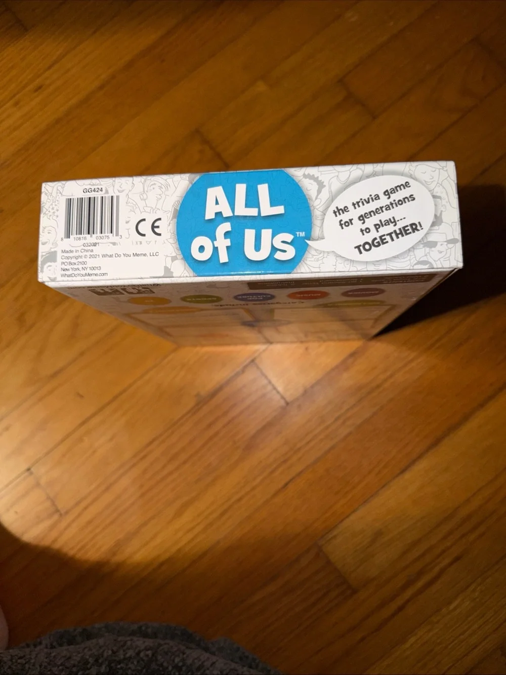 ALL of Us Trivia Game - Blue - Family Trivia for All Ages